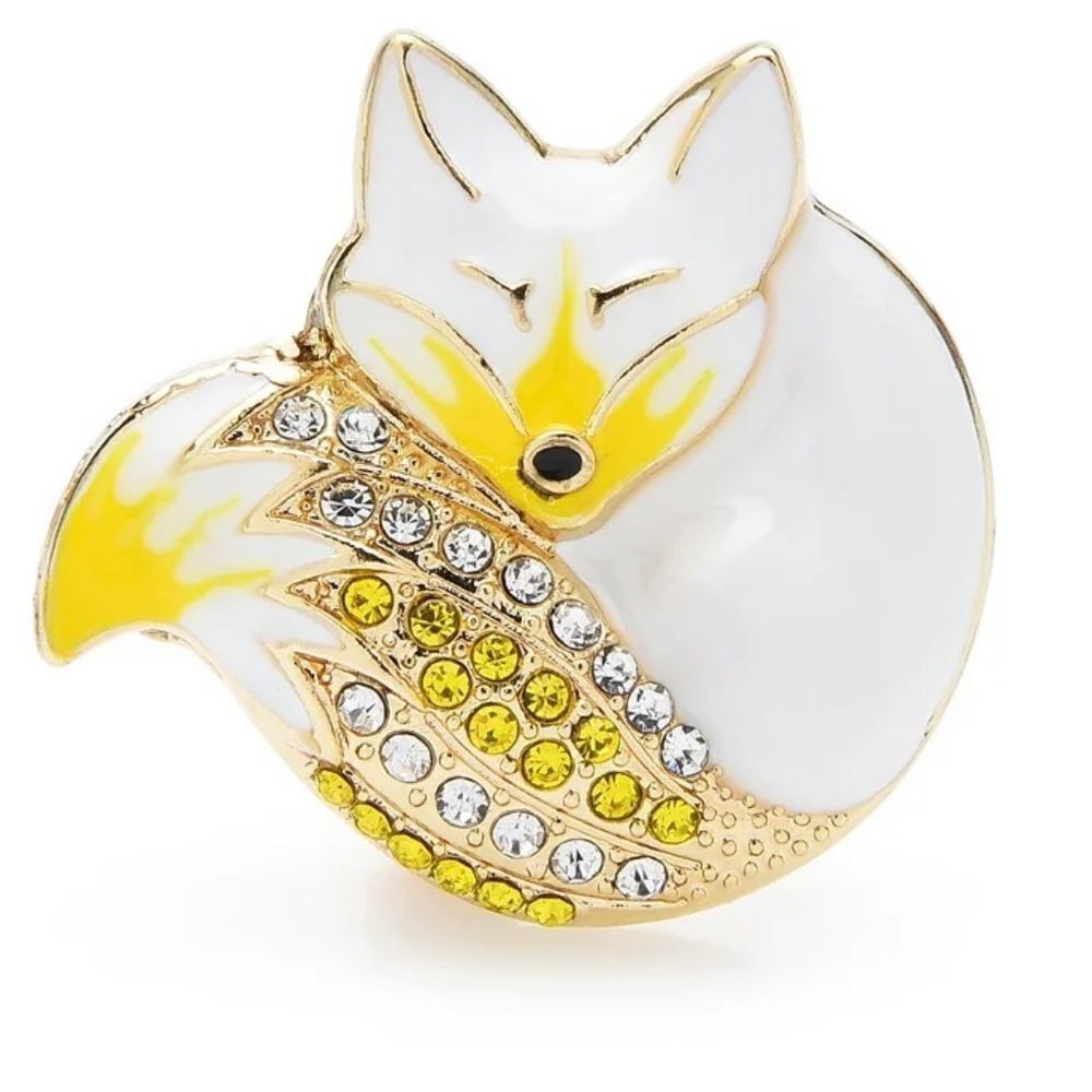 SLEEPING FOX BROOCH‎